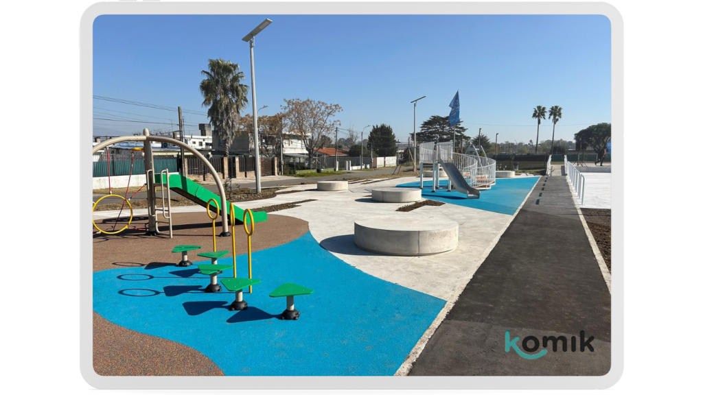 Juegos infantiles para exterior Plaza domingo prat montevideo